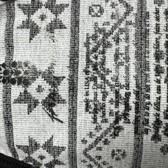 Free People Black and White Geometric Sports Bra - Picture 3 of 4